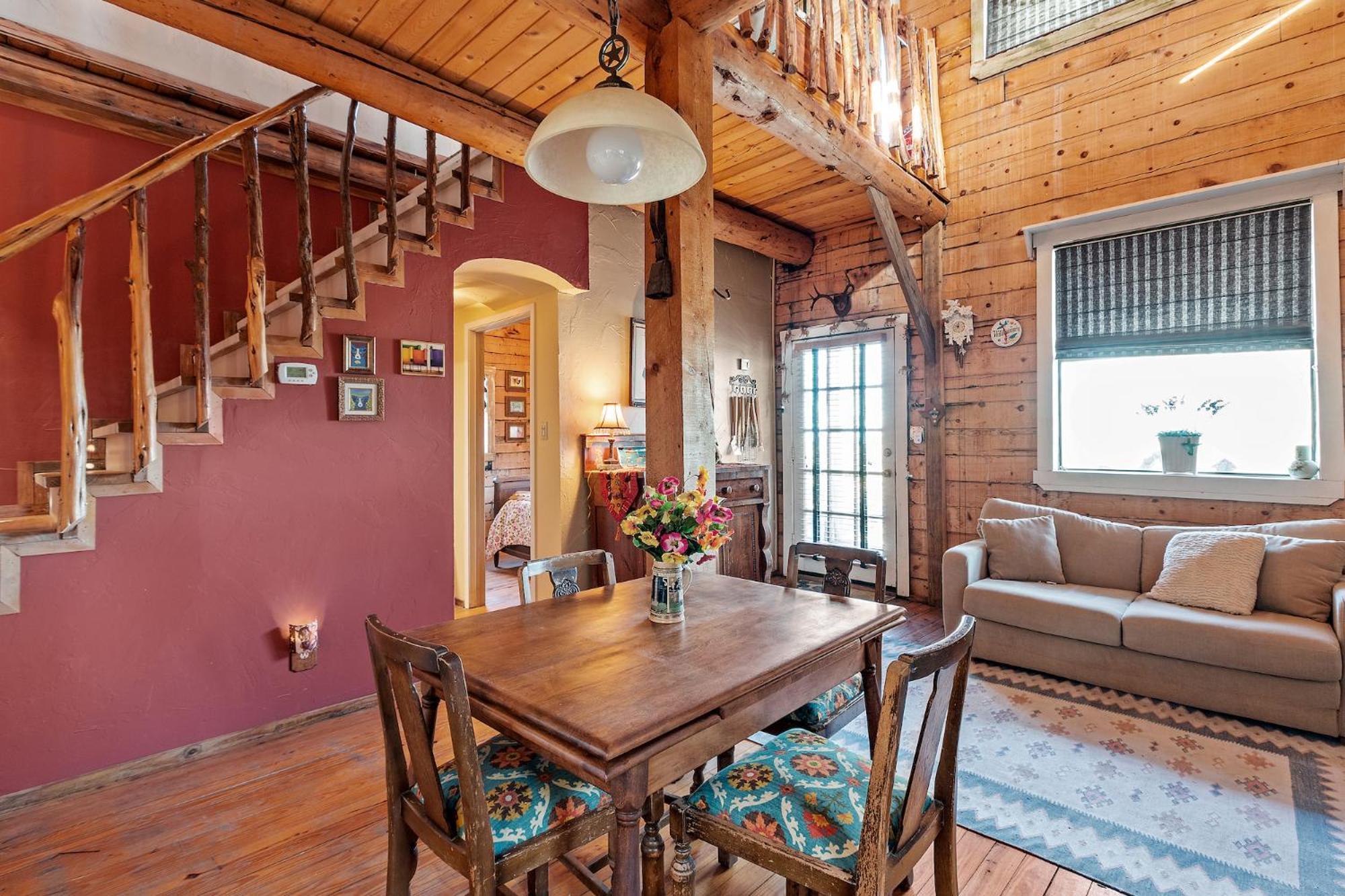 Mighty Oak Log Cabin Fredericksburg Exterior photo